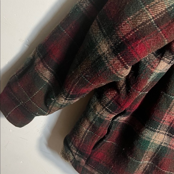 Woolrich Vintage USA Hunting Woodsman Wool Blend Sz Large Coat Flaw - Picture 2 of 11